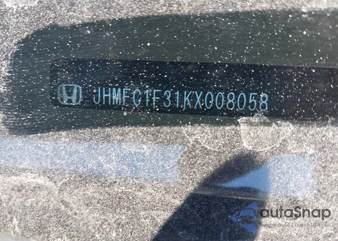 2019 Honda Civic Ex from USA, damaged, VIN JHMFC1F31KX008058